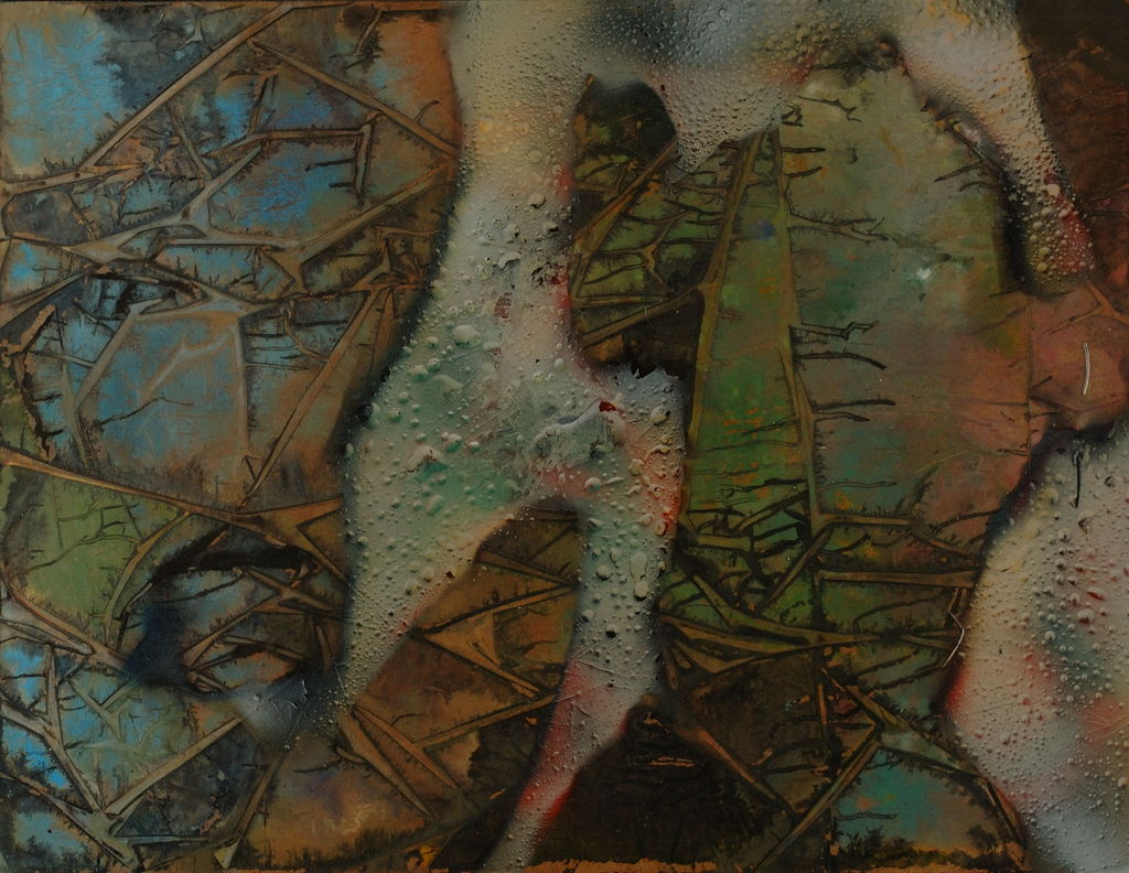 Acrylic and Lacquer on Board, 24in x 18in - 2004 